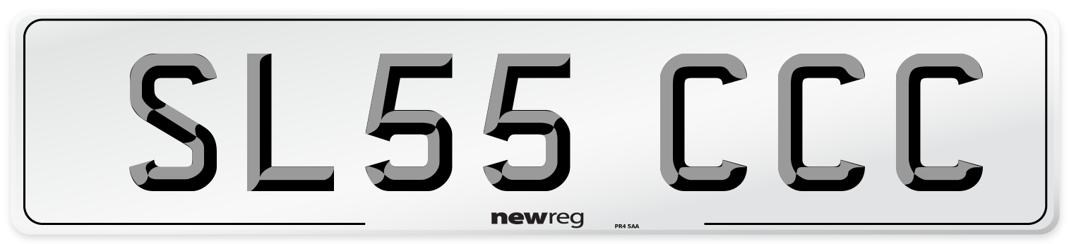 SL55 CCC Number Plate from New Reg